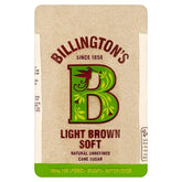 Billington's Light Brown Soft Natural Unrefined Cane Sugar 1kg (Case of 10)  Honesty Sales U.K